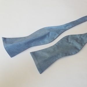 Baby blue Tommy Hilfiger Self tie bow tie